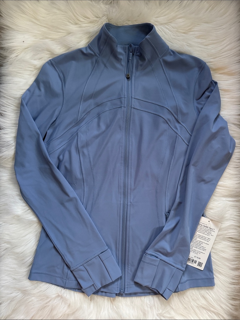 NWT Lululemon define jacket nulu Blue Willow BLWL 12